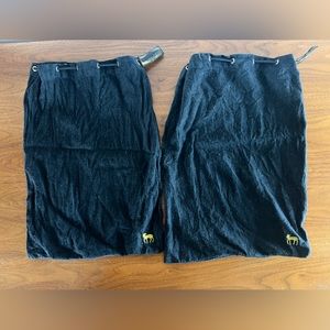 L.A.M.B. logo Gwen Stefani black shoe bag